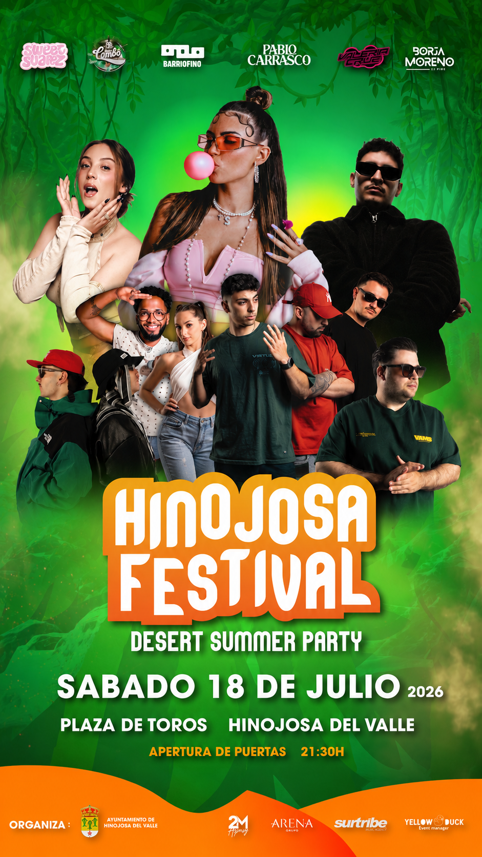 Cartel oficial Hinojosa Festival 2026